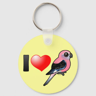 I Liebe Bourkies Schlüsselanhänger