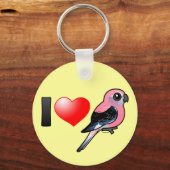 I Liebe Bourkies Schlüsselanhänger (Vorderseite)