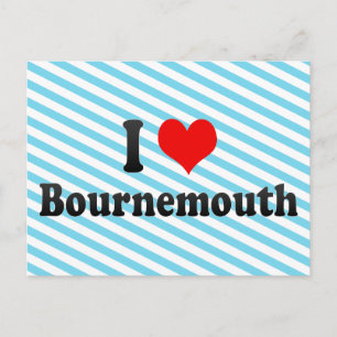 I Liebe Bournemouth, Vereinigtes Königreich Postkarte