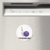 I LIEBE BOWLING MAGNET (In Situ (Geschirrspüler))