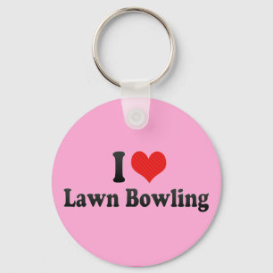 I LIEBE BOWLING SCHLÜSSELANHÄNGER