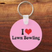 I LIEBE BOWLING SCHLÜSSELANHÄNGER (Vorderseite)