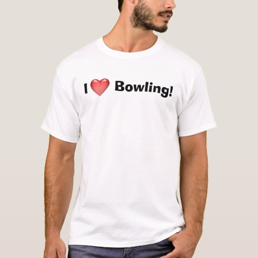 I Liebe-Bowling! T-Shirt (Vorderseite)