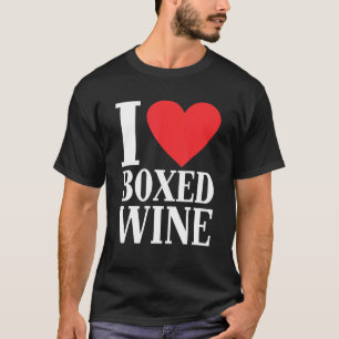 I Liebe Boxed Wein Niedrig Wein 1 T-Shirt
