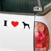 I Liebe-Boxer-Autoaufkleber Autoaufkleber (Auf Lkw)