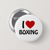 I Liebe BOXING Button (Vorne & Hinten)