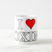 I Liebe Boxing Kaffeetasse (Mittel)