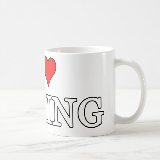 I Liebe Boxing Kaffeetasse (Rechts)