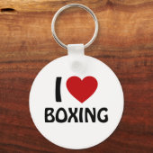 I Liebe BOXING Schlüsselanhänger (Vorderseite)