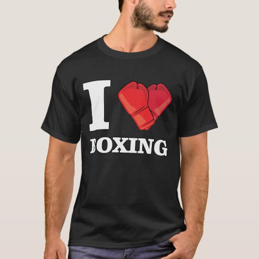 I Liebe Boxing T-Shirt (Vorderseite)