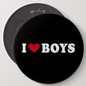 I LIEBE BOYS BUTTON (Vorne & Hinten)