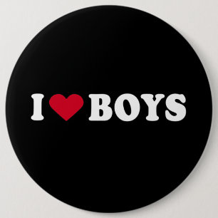I LIEBE BOYS BUTTON