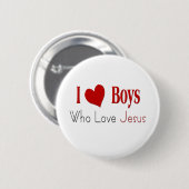 I Liebe Boys Button (Vorne & Hinten)