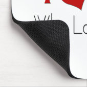 I Liebe Boys Mousepad (Ecke)