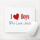 I Liebe Boys Mousepad (Mit Mouse)