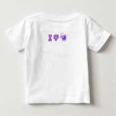 "I Liebe Boys" Säugling T-Shirt in Whit T-Shirt /L (Rückseite)