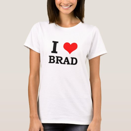 I Liebe Brad T-Shirt (Vorderseite)