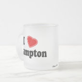 I Liebe Brampton Mattglastasse (Vorderseite Links)