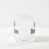 I Liebe Brampton Mattglastasse (Mittel)