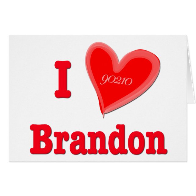 I Liebe Brandon (Vorderseite (Horizontal))