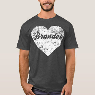 I Liebe Brandon, Funny Niedlich South Dakota Gesch T-Shirt