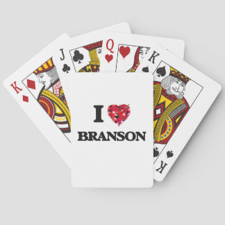 I Liebe Branson Spielkarten
