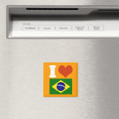 I Liebe Brasil Magnet (In Situ (Geschirrspüler))