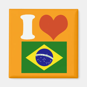 I Liebe Brasil Magnet