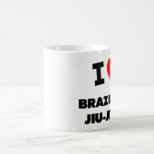 I Liebe-Brasilianer Jiu-Jitsu Kaffeetasse (Mittel)