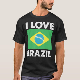 I Liebe Brasilien I Herz Brasilien Familienreisen  T-Shirt
