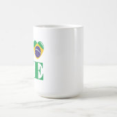 I Liebe Brasilien Kaffeetasse (Mittel)