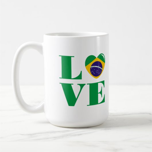 I Liebe Brasilien Kaffeetasse (Links)