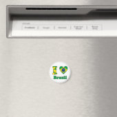 I Liebe Brasilien Magnet (In Situ (Geschirrspüler))