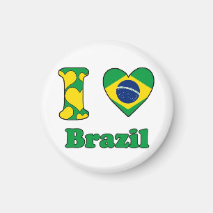 I Liebe Brasilien Magnet