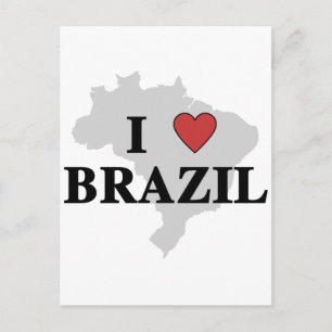 I Liebe Brasilien Postkarte