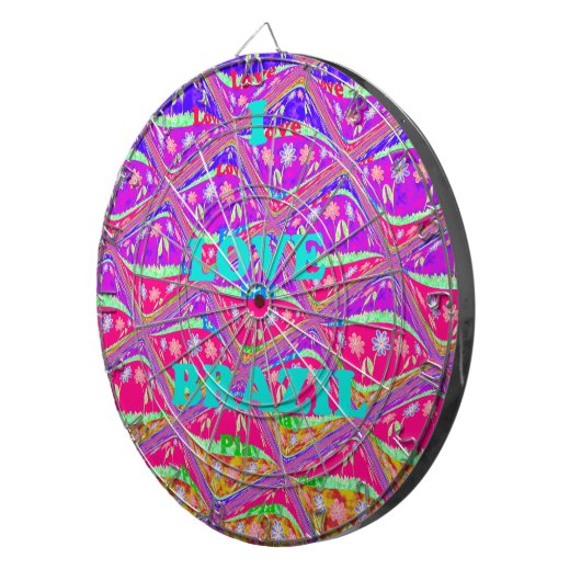 I Liebe Brasilien: Schöne Samba Traditionstöne Dartscheibe (Vorderseite rechts)