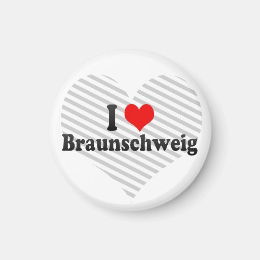 I Liebe Braunschweig, Deutschland Magnet (Vorne)