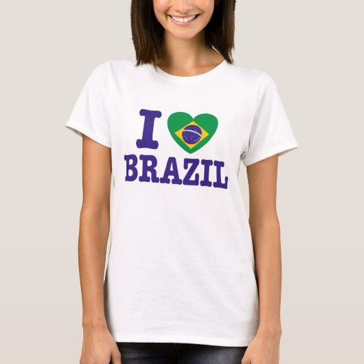 I Liebe brazil T-Shirt (Vorderseite)
