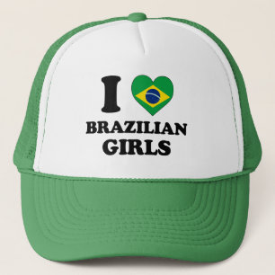 I Liebe Brazilian Girls Truckerkappe