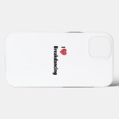 I Liebe Breakdance Case-Mate iPhone Hülle (Rückseite (Horizontal))