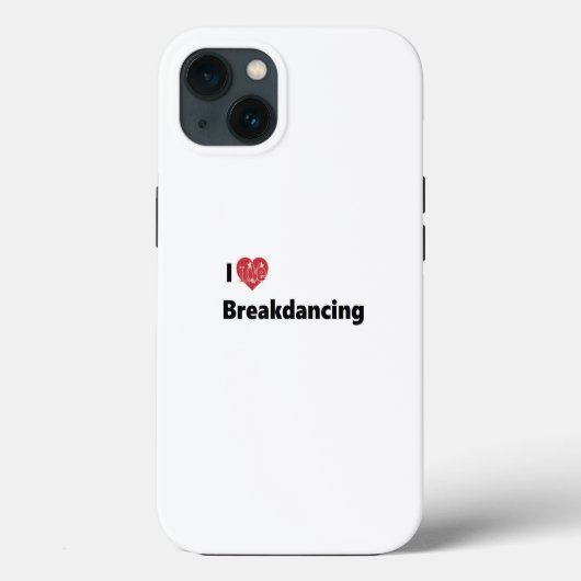 I Liebe Breakdance Case-Mate iPhone Hülle (Rückseite)