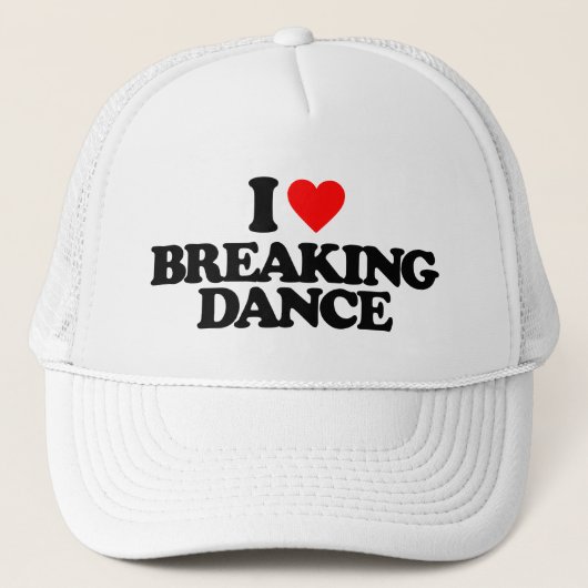 I LIEBE BREAKTANZ TRUCKERKAPPE (Vorderseite)