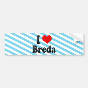 I Liebe Breda, die Niederlande Autoaufkleber