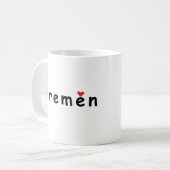 i Liebe Bremen Kaffeetasse (Vorderseite Links)