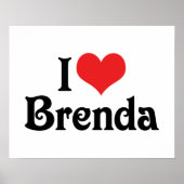 I Liebe Brenda Poster (Vorne)