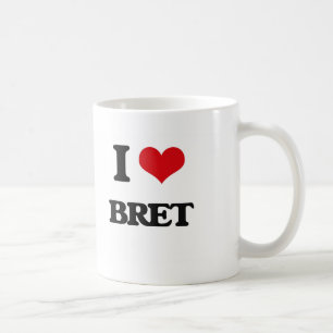 I Liebe Bret Kaffeetasse