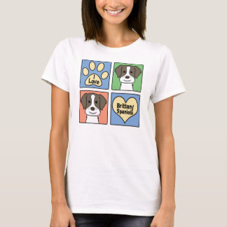 I Liebe-Bretagne-Spaniels T-Shirt