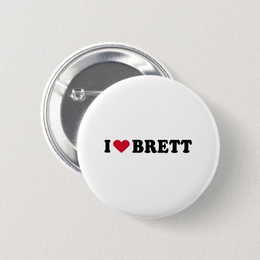 I LIEBE BRETT BUTTON (Vorne & Hinten)