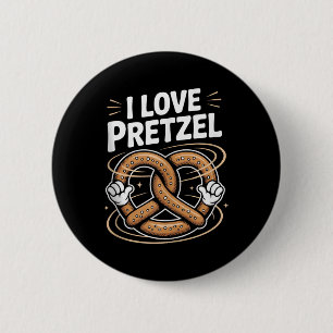 I Liebe Bretzel Fun Feinschmecker Delight Tank Top Button