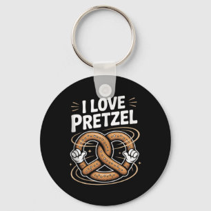 I Liebe Bretzel Fun Feinschmecker Delight Tank Top Schlüsselanhänger